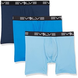 Evolve Men's Sport Mesh 3 Pack 6'' Boxer Briefs