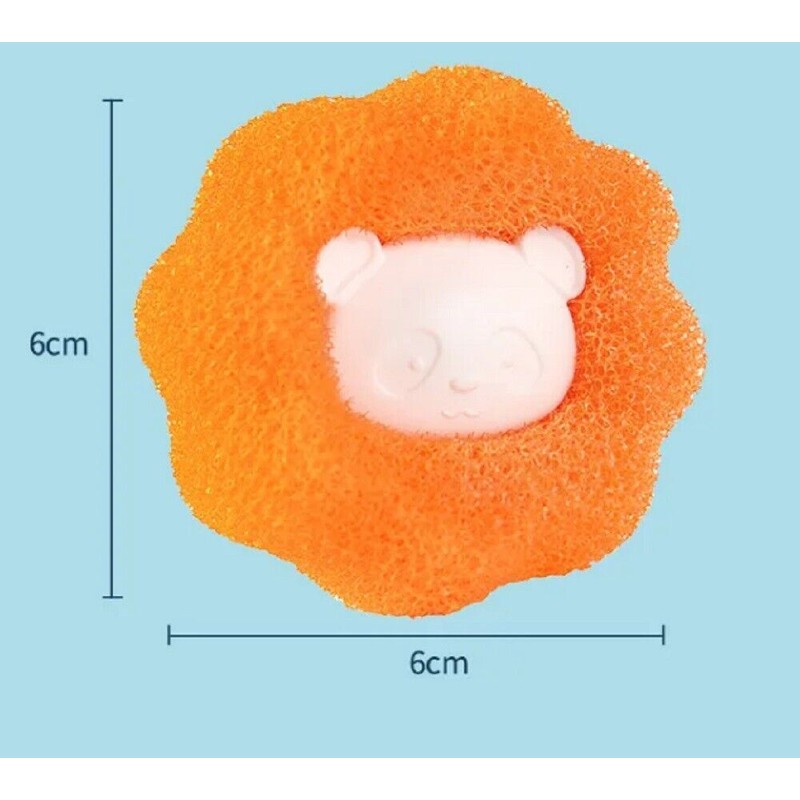TIKA 8 Pet Hair Remover Balls -Reusable Laundry Sponge, Dryer