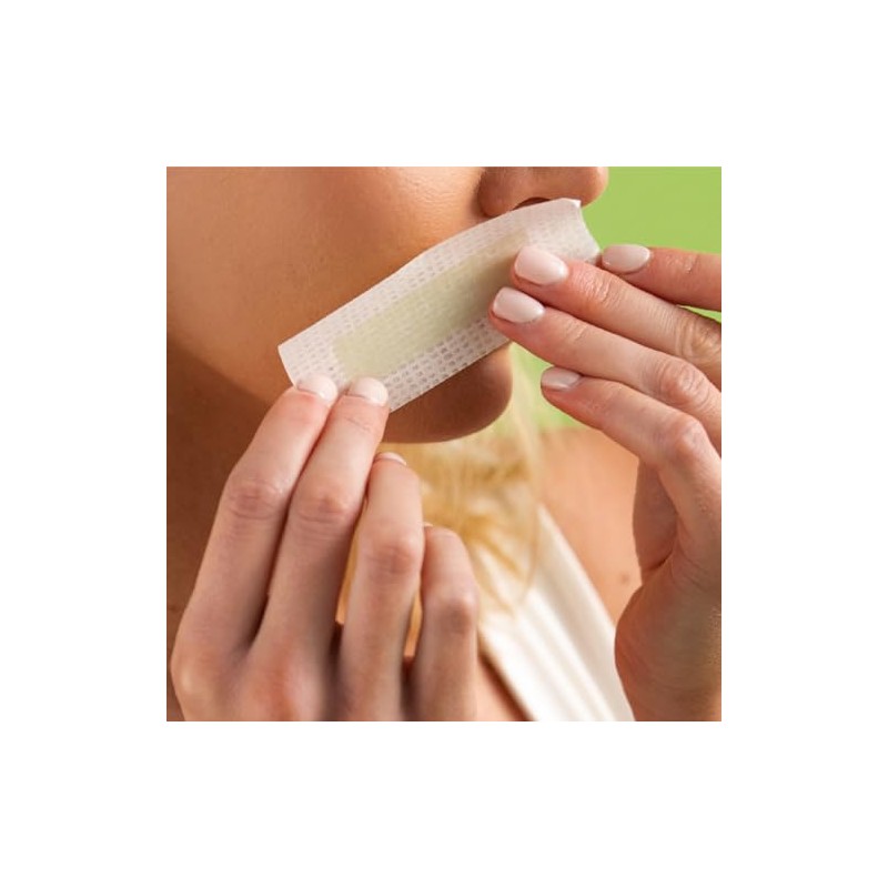 Nad's Hypoallergenic Facial Wax Strips, 24 strips (Pack of 2)