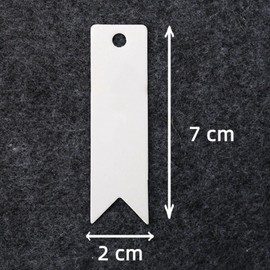 100Pcs Gift Small Tags, White Kraft Paper with String Mini Blank Luggage Tags, Small Bottle Name for Baking, Package Hanging Cards and Gift Decorative Message