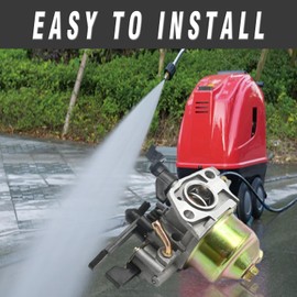 Anxingo 0J35220126 Carburetor with Spark Plug Replacement for Generac 2500-3000 PSI 196CC 0065960 SH265 Pressure Washer Replace 0J88870123