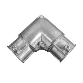 Airmont Products AP-10823 EMT to EMT Conduit Inside Pulling Elbow, 1 inch, Right Angle Conduit Bend Connector, Combo Head Set Screw, Zinc Die Cast, Pulling Elbow