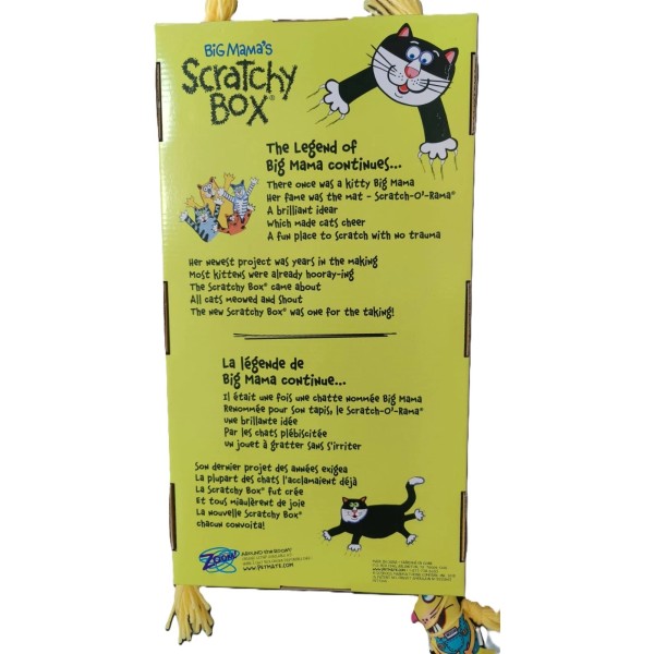 CA&T Fat Cat Big Mama's Scratchy Box Double Wide. Cat