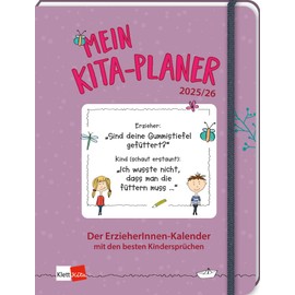 Mein Kita-Planer 2025/26: Der ErzieherInnen-Kalender mit den besten Kindersprüchen (Klett Kita Arbeitshilfen)