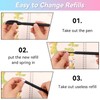 10 Refills, with 2 Magic Pens, 2 Pieces Socket Corrector