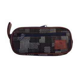 LDD-REPN-101 Denim Resonate Pencil Case, Patchwork, Popular,, navy blue