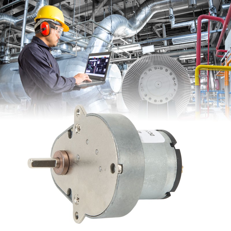 DC Gear Motor High Torsion Adjustable Speed Reversible Self Locking