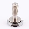1/4" D‑Ring Screw, Stainless Steel D Shaft D-ring 1/4" Mounting