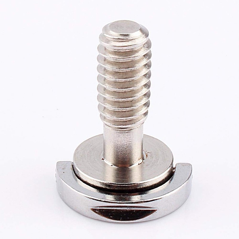 1/4" D‑Ring Screw, Stainless Steel D Shaft D-ring 1/4" Mounting