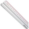 Westcott 12"/300mm Raised Grip Aluminium Ruler with Metric and Imperial