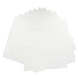 Sofecto 12Pcs Blank Stencil Sheets, 30 x 30cm 7 Mil Thickness Mylar Stencil Sheets Square Stencil Paper for Cricut Silhouette Machines to Make Your Own Stencil