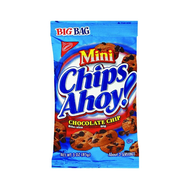 Chips Ahoy! Mini Chocolate Chip Cookies, 3-Ounce Bags (Pack of
