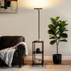LED Floor Lamp with Table, 25W/3000LM Super Bright Floor Lamp