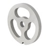 2Pcs Meat Grinder Plate Discs Blade 3 Hole Stainless Steel
