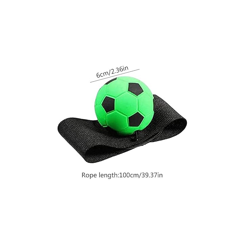 Yjemle Green Wrist Return Ball - Adjustable Bounce Back Ball