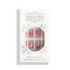 CEWEWP Short Press on Nails Square French Tip Fake Nails