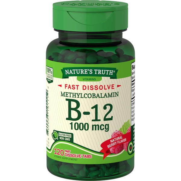 Nt VIT B-12 1000mcg Methy Size 120ct Nt Vitamin B-12 1000mcg Nehyl Fast Dissolve Tabs 120ct