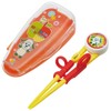 Skater ADXT1S DX Children’s Training Chopsticks with Case, 5.5 Inches