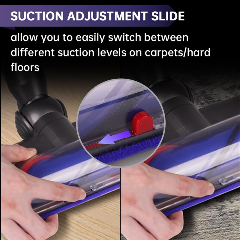 Quick Release Motor-Head Cleaner Head Replacement for Dyson V7 V8