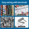 SRXECT 120PCS Wire Ferrule Kit Copper Crimp Ferrule Connectors Insulated