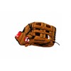 BARNETT SL-127 REG Leather baseball glove, outfield, size 12.7'', brown