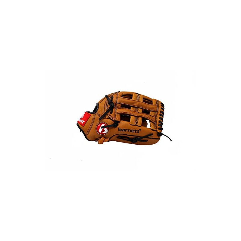 BARNETT SL-127 REG Leather baseball glove, outfield, size 12.7'', brown