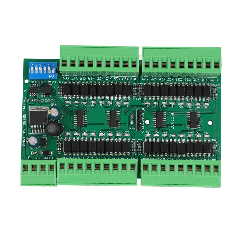 RS485 Input Controller 32 Channel DIN Rail Isolated PLC Switch