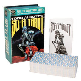 The Unemployed Philosophers Guild Todd Alcott's Sci-Fi Tarot - Deck with Original Space-Age Retro Art and Illustrations - Boxed Set with 78 Cards