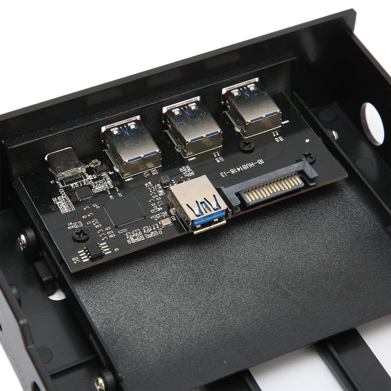 USB Front Panel Adapter 3.5in 5.25in USB1.1 USB2.0 Hot Swap