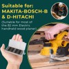 20 PCS Reversible Electric Planer Blades 82mm, Durable Stainless Steel