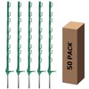 Zoiut 50 Pack Electric Fence Posts,48 Inch/4FT Step-in Plastic Posts