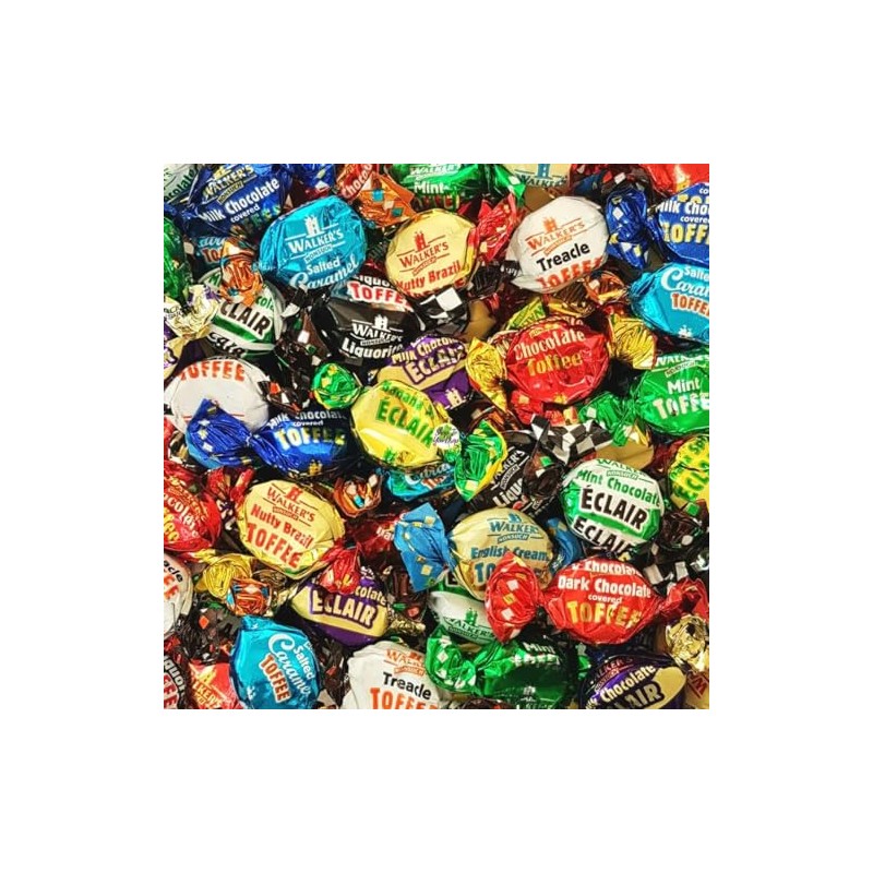 Walkers' Nonsuch Assorted Toffees & Chocolate Éclairs | 5.51 lbs