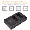 DSTE LP-E17 Dual LCD Battery Charger Compatible with Canon EOS