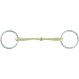 Stübben Gebiss 2296 Snaffle Bit Single Broken 12.0 cm 12 mm Sweet Copper