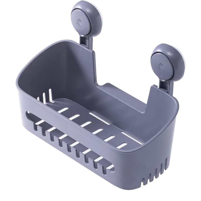 Zuvo Shower Shelf No Drilling with Suction Cups, Glue-Free Bathroom