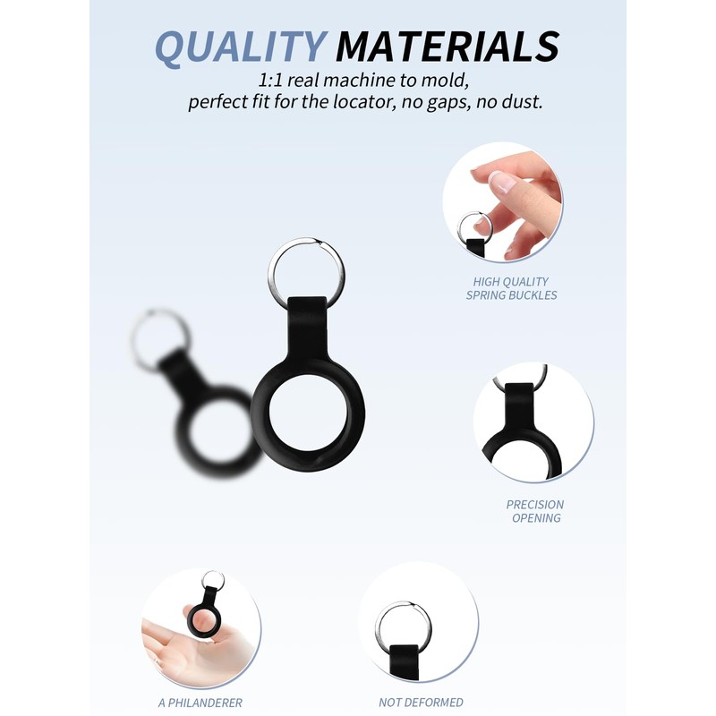 (4 Pack) Case for MiLi MiTag Smart Tag - Durable,