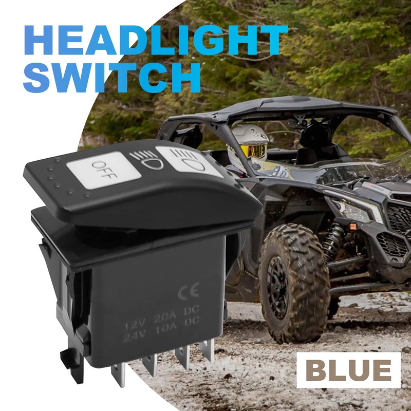 High Low Beam Switch, Headlight Switch, Replacement for Can-Am Maverick