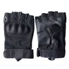 2PCS Half Finger Hard Knuckle Gloves Breathable Wear Resistant Combat