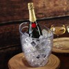 bar@drinkstuff Frosted Ice Bucket 3 Litre - Plastic Frosted Wine
