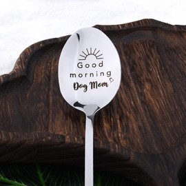 Dog Mum Mothers Day Gifts for Women Dog Lovers Gifts for Dog Mum Birthday Retirement Gifts for Mum Mummy Best Dog Mum Spoon Gift for Dog Owner Best Friend Tea Coffee Lover Gifts for Dog Owners Lovers