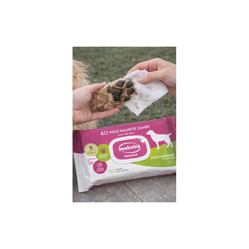 Toallitas Húmedas para Limpieza de Patas de Perro y Gato,