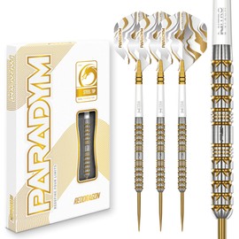 RED DRAGON Darts | Paradym Gold 24g Steel Tip | 90% Tungsten Darts Set