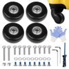 Suitcase Tire Replacement Kit, Set of 4, Wheel Repair, Silent,