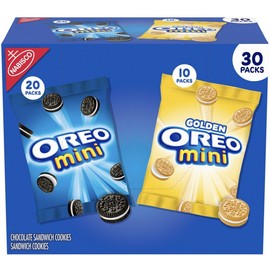 OREO Mini Mix Sandwich Cookies Variety Pack, Snack Packs (30 pk.)