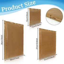 RAINFLOW 3 Pack Heat Press Pillow Mat Kits - 3 Size Pressing Pillow for Heat Press Pad Teflon Hot Pressing Transfer Mat for Ironing, Screen Print, Sublimation Vinyl Projects, HTV Project