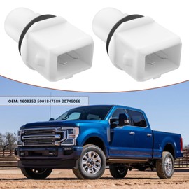 YINETTECH 2pcs Lamp Holder Indicator Light 1608352 5001847589 20745066 F8RZ13K371AA Compatible with Ford F-250 F-350 Lamp Socket