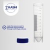 Kashi Scientific Self Standing Centrifuge Tubes 50mL, [50 Pack] Plastic