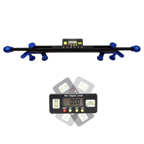 INTSUPERMAI Car Steering Wheel Alignment Meter Electronic Level Meter Wheel