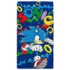 Clondo Telo Mare Bambino Per Sonic Fan - Microfibra Morbida