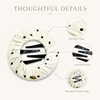 3 Pcs Soft Flexible Hair Clips for Women, Cozy Squishy